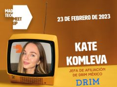 Kate Komleva directora de afiliación en Drim México